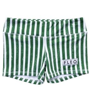 Old School FLEO's in Green Stripes